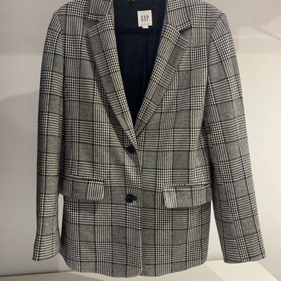 Grey checked blazer - Picture 1 of 2